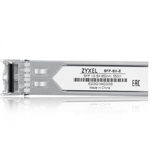 Transceiver ZyXEL SFP 1GB SFP-SX-E-ZZBD01F, 850 nm, Multi-Mode, DDM, 550 m, Duplex LC, 10 bucati