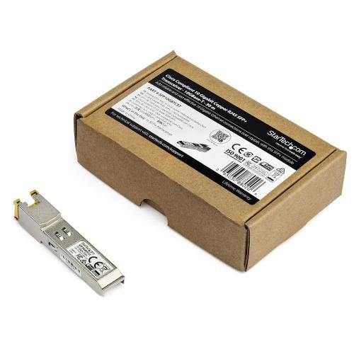 Transceiver Startech SFP+ 10GB SFP10GBTCST, 30 m, RJ45