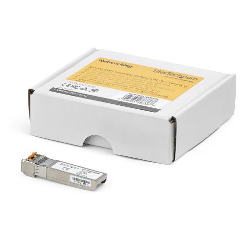 Transceiver Startech SFP+ 10GB SFP10GLRMEMS, 1310 nm, Multi-Mode, DDM, 200 m, Duplex LC
