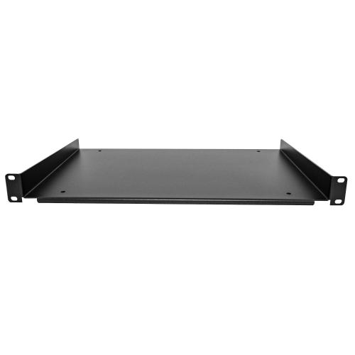 Raft Startech SHELF-1U-12-FIXED-S, Black