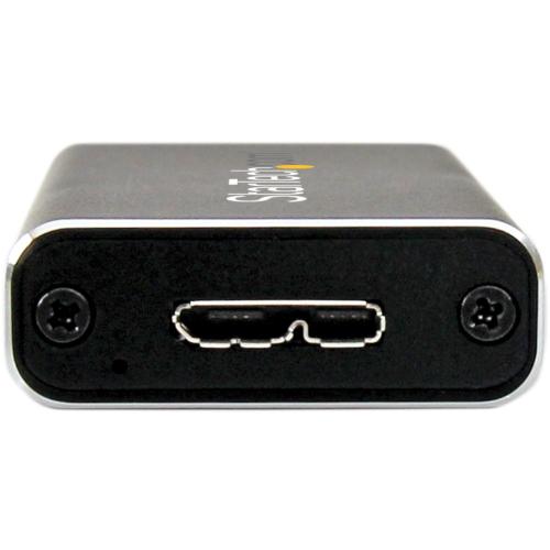 Rack SSD Startech, USB 3.0, M.2 SATA, Black
