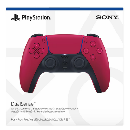 GamePad Sony PS5 Dualsense, 3.5 mmm jack/Bluetooth, Cosmic Red