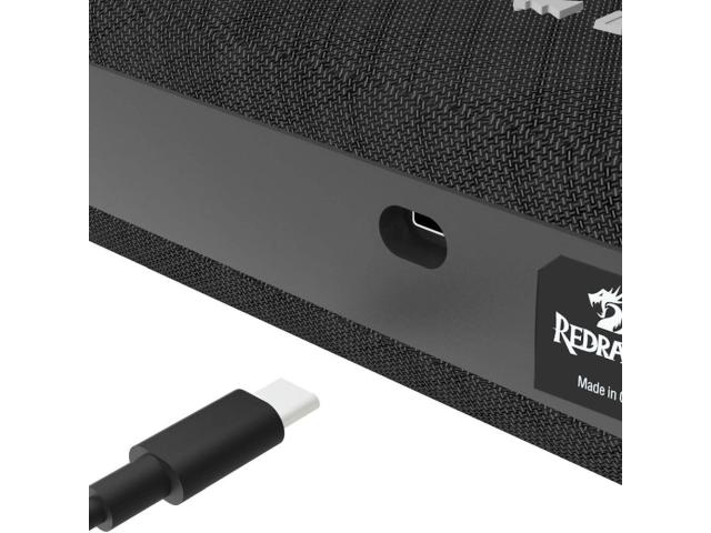 Soundbar Bluetooth Redragon Dora negru iluminare RGB