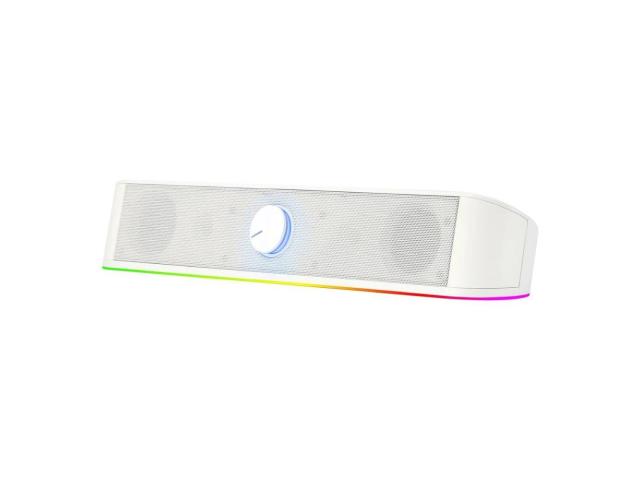Soundbar Redragon Adiemus alb iluminare RGB