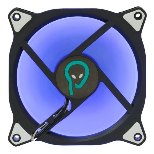 Ventilator Spacer CF12, Blue LED, 120mm