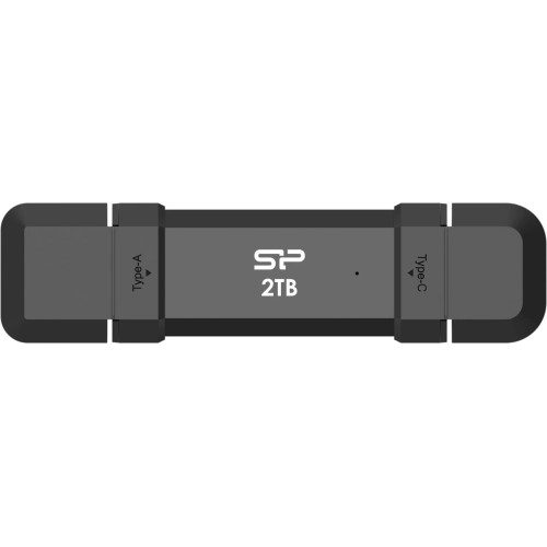 SP Ultra Fast Pendrive USB 3.2 Gen 2 DS72 2TB SP Ultra fast USB Stick, Dual interface (A+C), 1050/850MB/s, Aluminium + Plastic, Black
