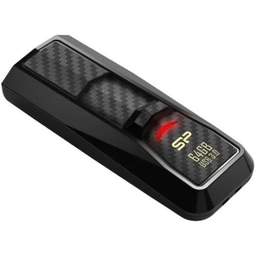 SP Pendrive USB 3.2 Gen 1 Blaze - B50 64GB Special carbon fiber surface, Black