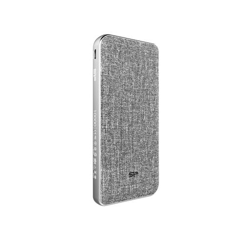 Baterie portabila Silicon Power QP77, 10000mAh, 2x USB, Gray