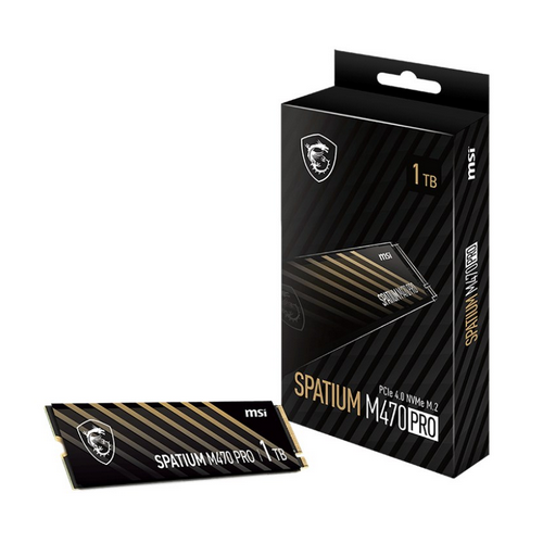 SSD MSI Spatium M470 Pro 1 TB, PCI Express 4.0 x4, M.2 2280