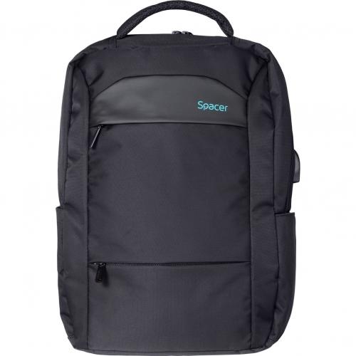 Rucsac Spacer Dandy pentru laptop de 15.6inch, Blue