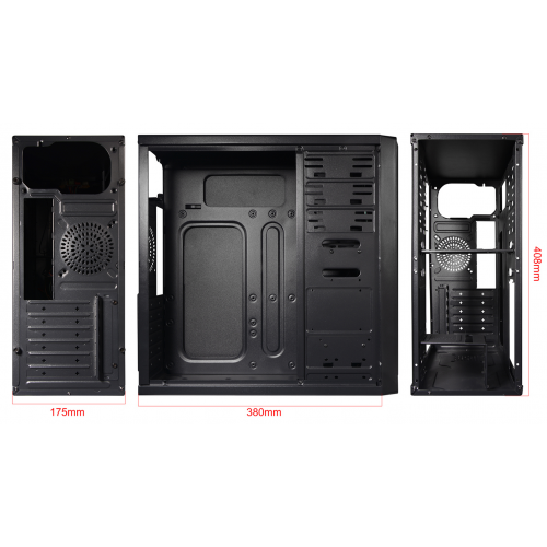 Carcasa Spacer Office SPCS-OC-CHRONOS, Fara Sursa