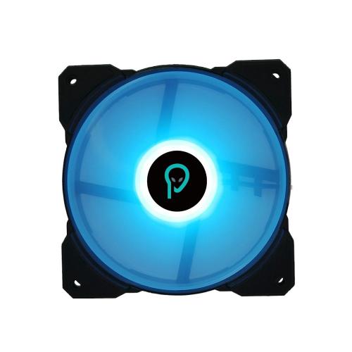 Ventilator Spacer SPFC-120-4P-BL, Blue LED, 120mm