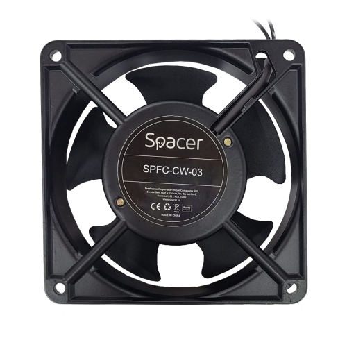 Ventilator rack Spacer SPFC-CW-03, 120 mm, Black