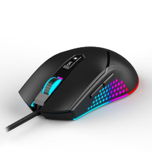 Mouse Optic Spacer SPGM-ALIEN-NOVA RGB LED, USB, Black