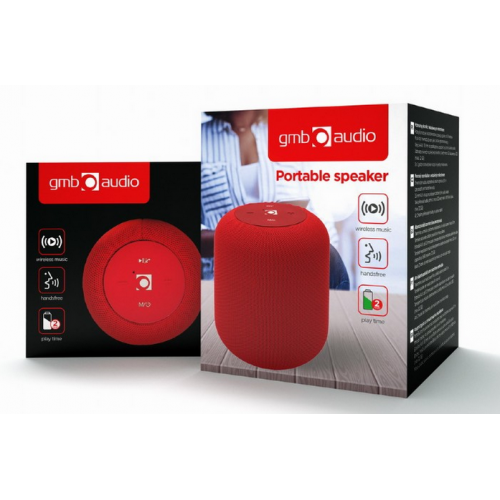 Boxa portabila Gembird SPK-BT-15-R, Red