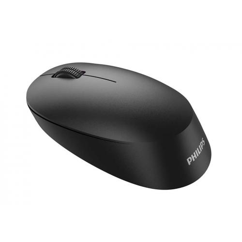 Mouse Optic Philips SPK7407, USB Wireless/Bluetooth, Black