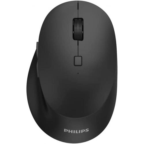 Mouse Optic Philips SPK7607, USB Wireless/Bluetooth, Black