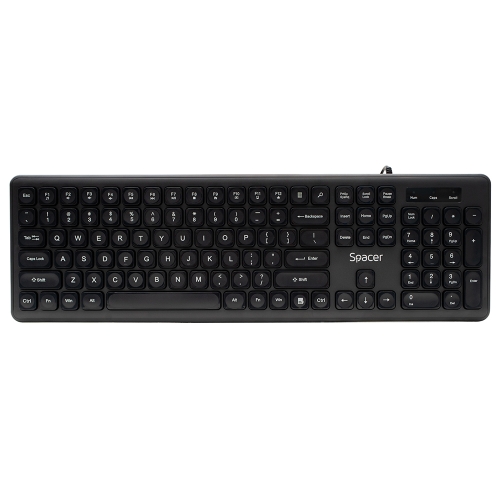 Tastatura Spacer SPKB-LWP-03, USB, Black