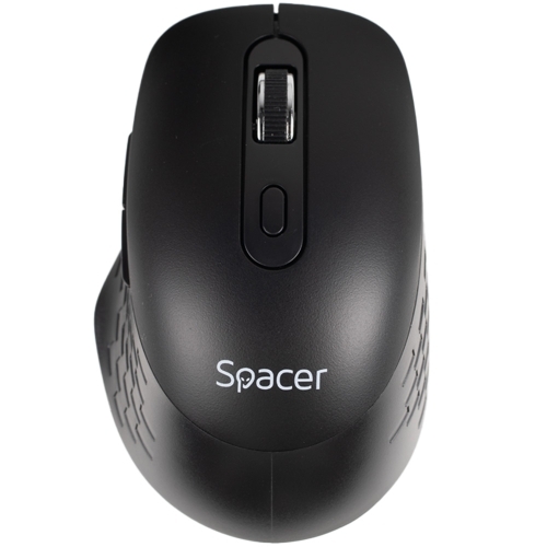 Mouse optic Spacer SPMO-WS02-BT, USB Wireless/Bluetooth, Black