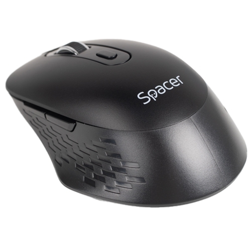 Mouse optic Spacer SPMO-WS02-BT, USB Wireless/Bluetooth, Black