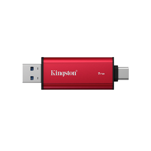 KINGSTON 1TB Dual USB-A/C Portable SSD Up to 1050MB/s USB 3.2 Gen 2
