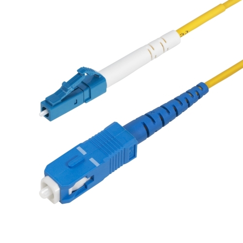 Patch Cord Fibra Optica Startech SPSMLCSC-OS2-15M, Single-Mode, OS2, LC/UPC - SC/UPC, 15 m