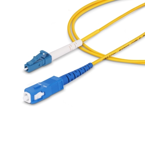 Patch Cord Fibra Optica Startech SPSMLCSC-OS2-15M, Single-Mode, OS2, LC/UPC - SC/UPC, 15 m