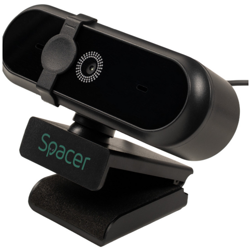 Camera web Spacer cu auto focus si rezolutie video 1920x1080,  Black 