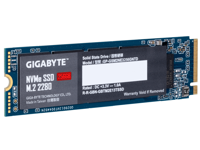 SSD Gigabyte, 256GB, PCI Express 3.0 x4, M.2
