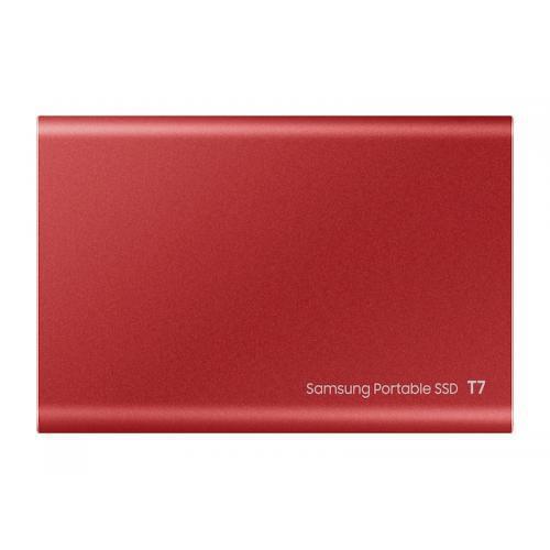 SSD Portabil Samsung T7, 1TB, USB-C 3.2, Red