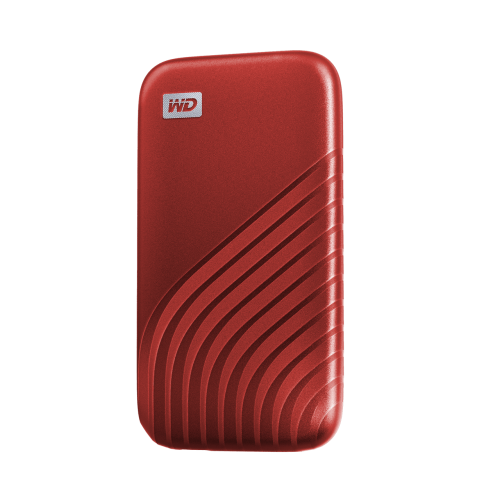 SSD portabil Western Digital My Passport, 2TB, USB-C, 2.5inch, Red
