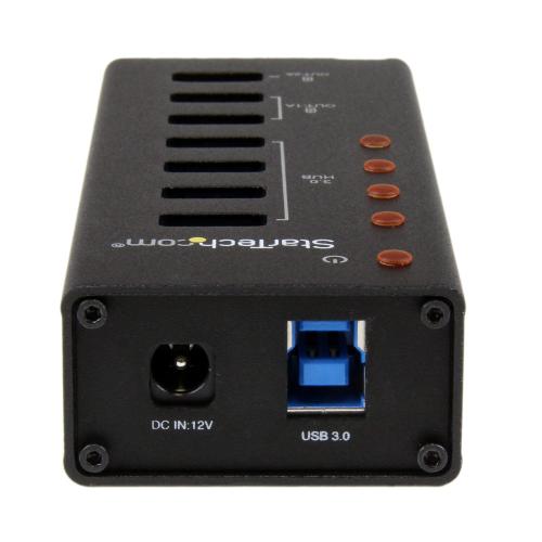 Hub USB Startech ST4300U3C3, 3x USB 2.0 + 4x USB 3.2 Gen 1, Black