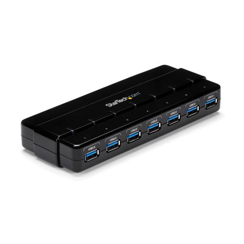 Hub USB Startech ST7300USB3B, 7x USB 3.2 Gen 1, Black