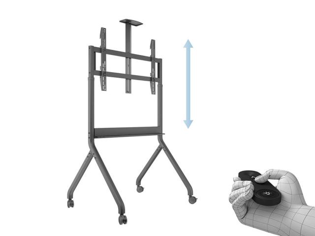 Stand Display Public Multibrackets MB-7418, 55-86inch, Black