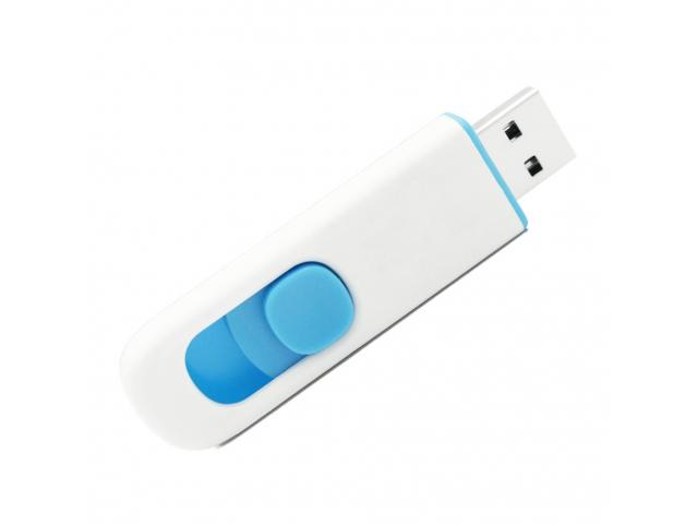 Stick Memorie A-Data C008, 32GB, Alb, USB 2.0