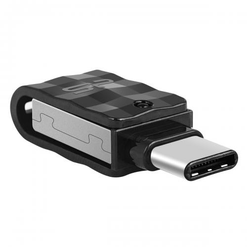 Stick Memorie Silicon Power OTG, 64GB, USB 3.1 + USB-C, Black-Silver