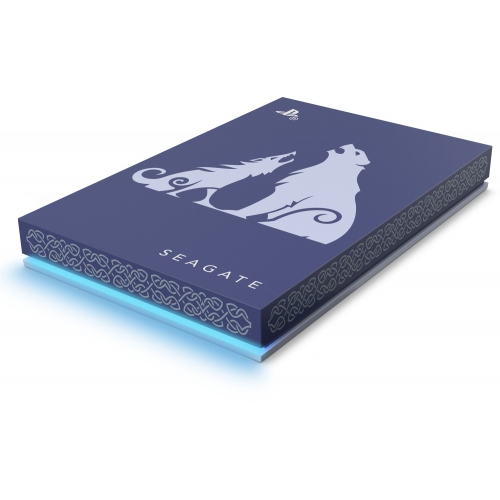 Hard Disk Portabil Seagate Game Drive God of War Ragnarok Limited Edition, 2TB, USB 3.0, Blue