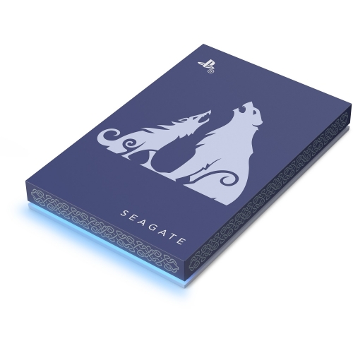 Hard Disk Portabil Seagate Game Drive God of War Ragnarok Limited Edition, 2TB, USB 3.0, Blue