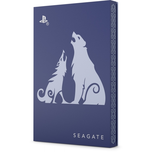 Hard Disk Portabil Seagate Game Drive God of War Ragnarok Limited Edition, 2TB, USB 3.0, Blue