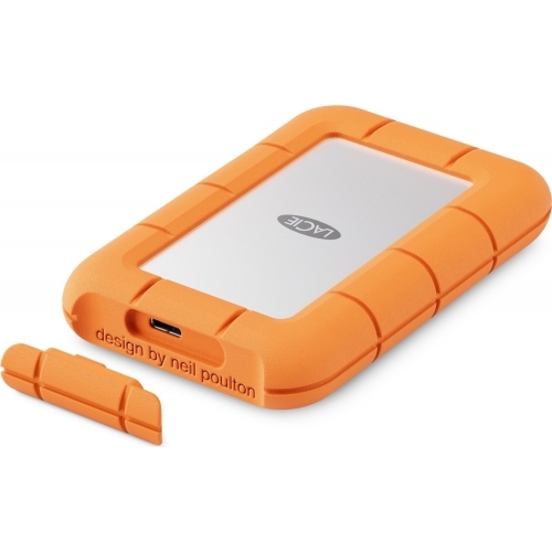 SSD portabil Seagate LaCie Rugged Mini SSD 1TB, USB-C 3.2, 2.5 inch, Orange