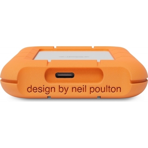 SSD portabil Seagate LaCie Rugged Mini SSD 500GB, USB-C 3.2, 2.5 inch, Orange