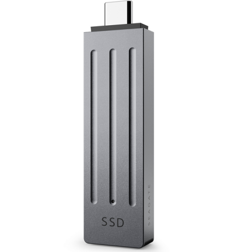 SSD Portabil Seagate Ultra Compact 2 TB, USB 3.2 Gen 2 Tip C, Dark Grey