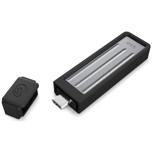 SSD Portabil Seagate Ultra Compact 2 TB, USB 3.2 Gen 2 Tip C, Dark Grey