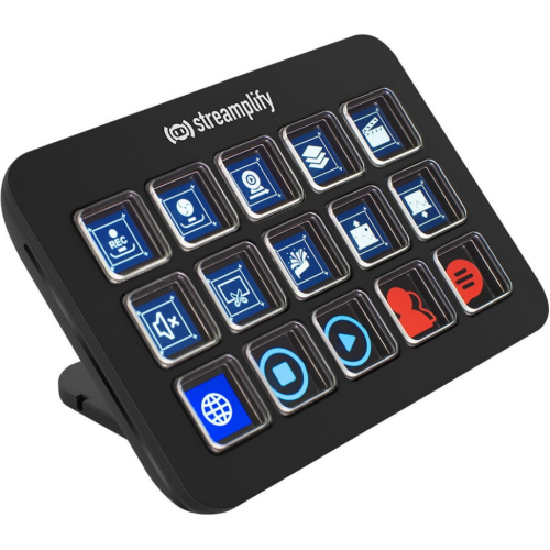 STREAMING DECK ONE, 15 butoane, USB Hub, Negru, SPUD-DO20A01.11