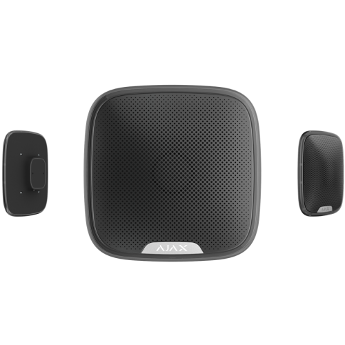 Sirena de exterior/interior Ajax StreetSiren, Black