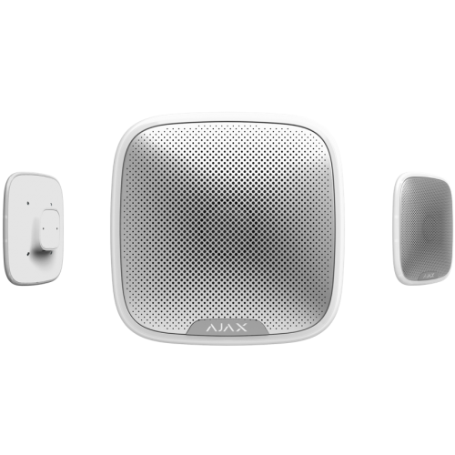 Sirena de exterior/interior Ajax StreetSiren, White