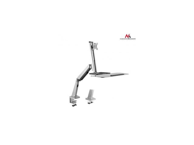 Suport monitor Maclean MC-728, 13-32inch, Silver