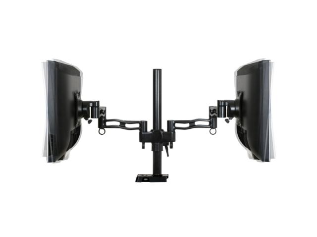 Suport Arctic Z2 cu hub USB pentru 2 monitoare, Black
