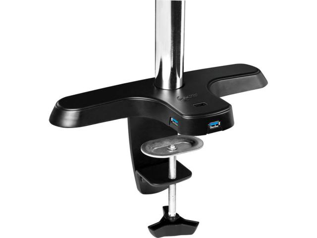 Suport Arctic Z3 Pro cu hub USB pentru 3 monitoare, Black