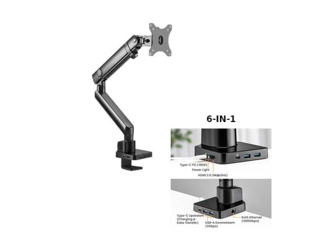 Suport monitor Blackmount MNT20, 17-32inch, Black